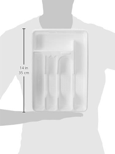 Rubbermaid Home Silverware Organizer  White