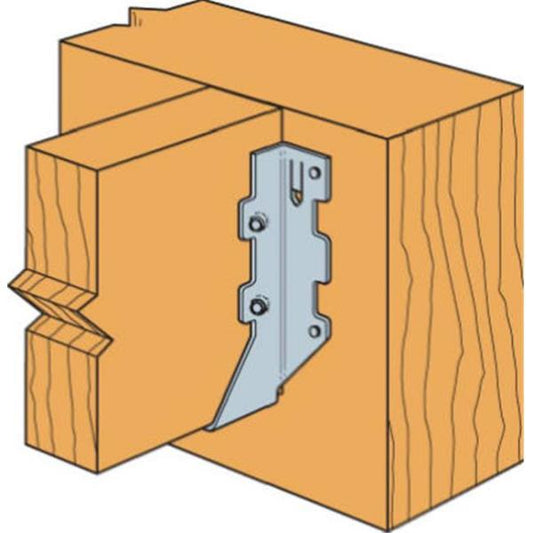 LUS Galvanized Face-Mount Joist Hanger for 2x6 Nominal Lumber