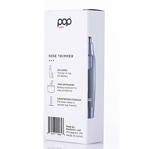 Pop Sonic Ear & Nose Hair Trimmer - Silver