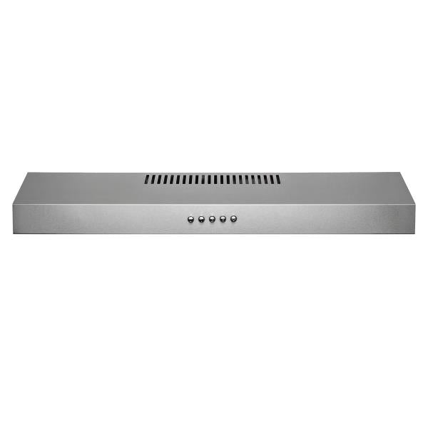 AKDY 24" Under Cabinet Stainless Steel Push Panel Kitchen Range Hood Cooking Fan W/ Carbon Filters