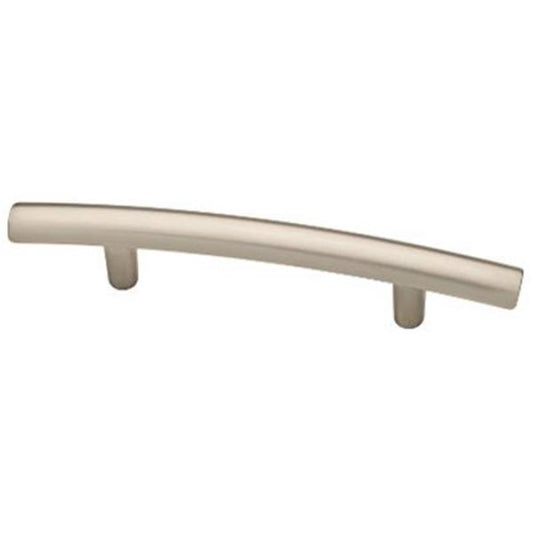 Arched 3 in. (76 Mm) Satin Nickel Cabinet Drawer Bar Pull (10-Pack)