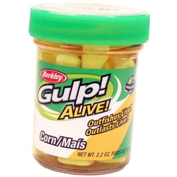 Berkley Gulp! Alive! Corn Fishing Bait  Yellow