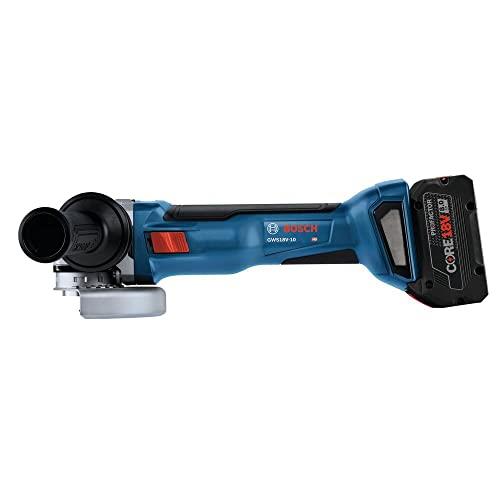 Bosch Brushless 5-in Angle Grinder Kit with (1) 18 V 8.0 Ah Battery GWS18V-10B14