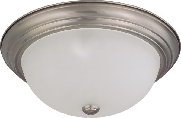 Nuvo Lighting 60/3313 3 Light 15-1/4  Wide Flush Mount Bowl Ceiling Fixture