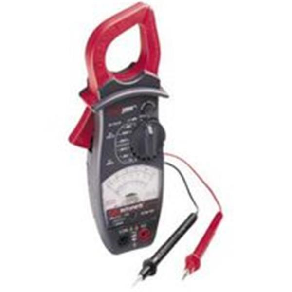 Analog Clamp Meter  4 Func  8 Range  W/LockJaw Safety  Tests AC/DC Volt  AC Current  Resist  Manual  1/Each