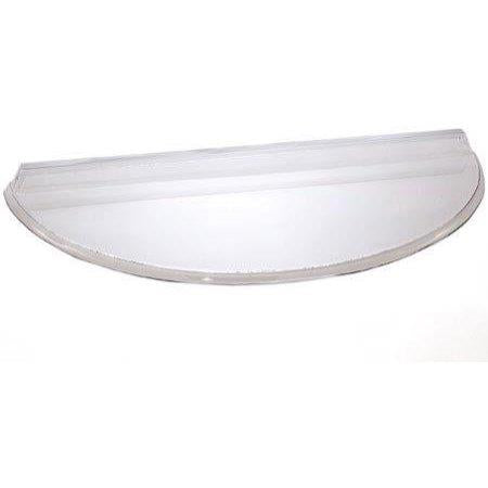 40 in. W X 17 in. D X 2-1/2 in. H Premium Round Flat Window Well Cover