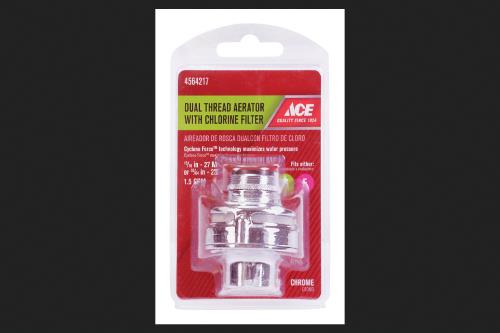 Ace Chrome 55/64 in. X 15/16 in. Chlorine Filter Dual Thread Aerator 1 Pack