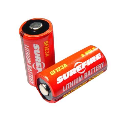 SureFire 3V 123A Lithium Battery, 2-Pack