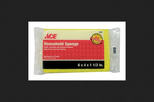 Ace Household Cellulose Sponge 6 in. L X 4 in. W 1 Pk