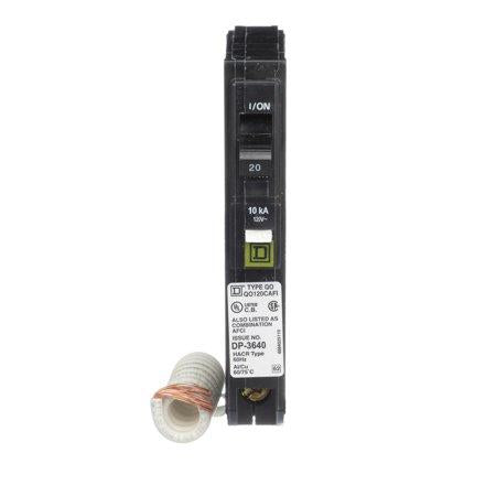 QO 20 Amp Single-Pole Combination Arc Fault Circuit Breaker(QO120CAFIC)