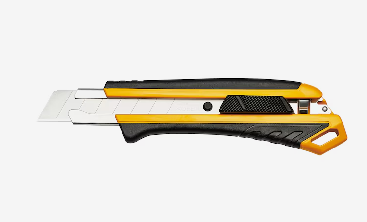 Komelon Cutter 25mm 1-Blade retractable utility knife- Snap-Blade Knife: MPN:LRG-A5