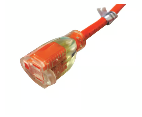 Ace Outdoor 50 Ft. L Orange Extension Cord 14/3 SJTW