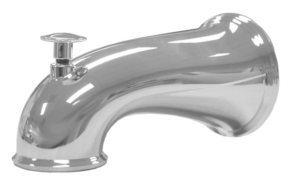 Danco 6 in. Decorative Tub Spout with Pull up Diverter in Chrome (10315)