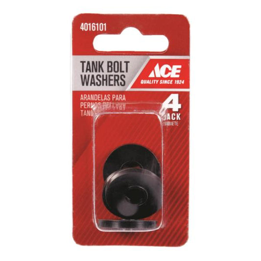 Ace 1/8 in. D Rubber Tank Bolt Washer 4 Pk