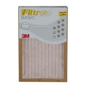 3M FBL03DC-12 Filtrete Basic Air Cleaning Filters (Common: 20-in X 25-in X 1-in; Actual: 19.6-in X 24.6-in X 0.8-in)