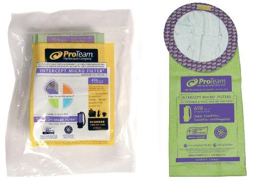 ProTeam Micro Filter Bags Green/Purple 10/Pack (100331) 812348