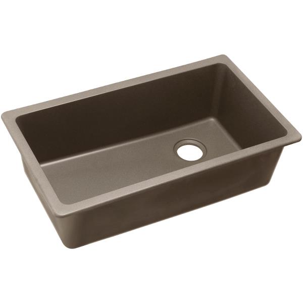 Elkay Quartz Classic 33" X 18-3/4" X 9-1/2", Single Bowl Undermount Sink