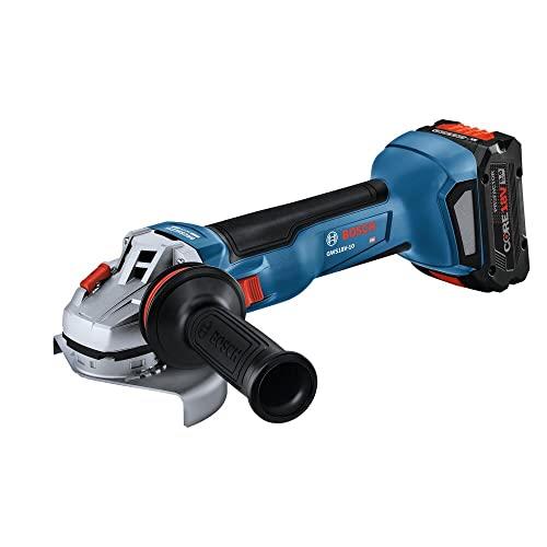 Bosch Brushless 5-in Angle Grinder Kit with (1) 18 V 8.0 Ah Battery GWS18V-10B14