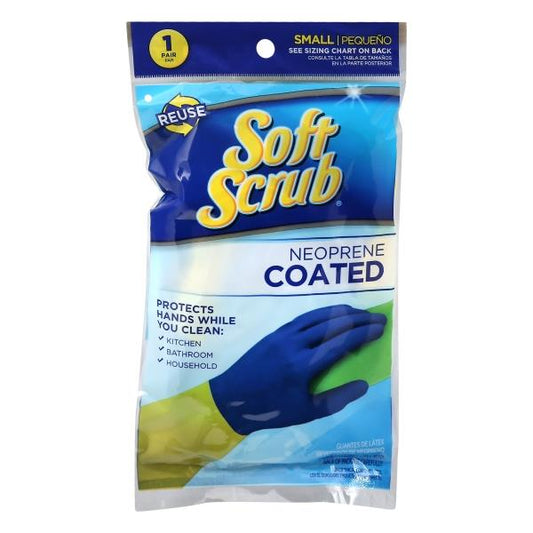 Soft Scrub 12681-26 Handmaster Small Household Cleaning Glove - Blue - Small